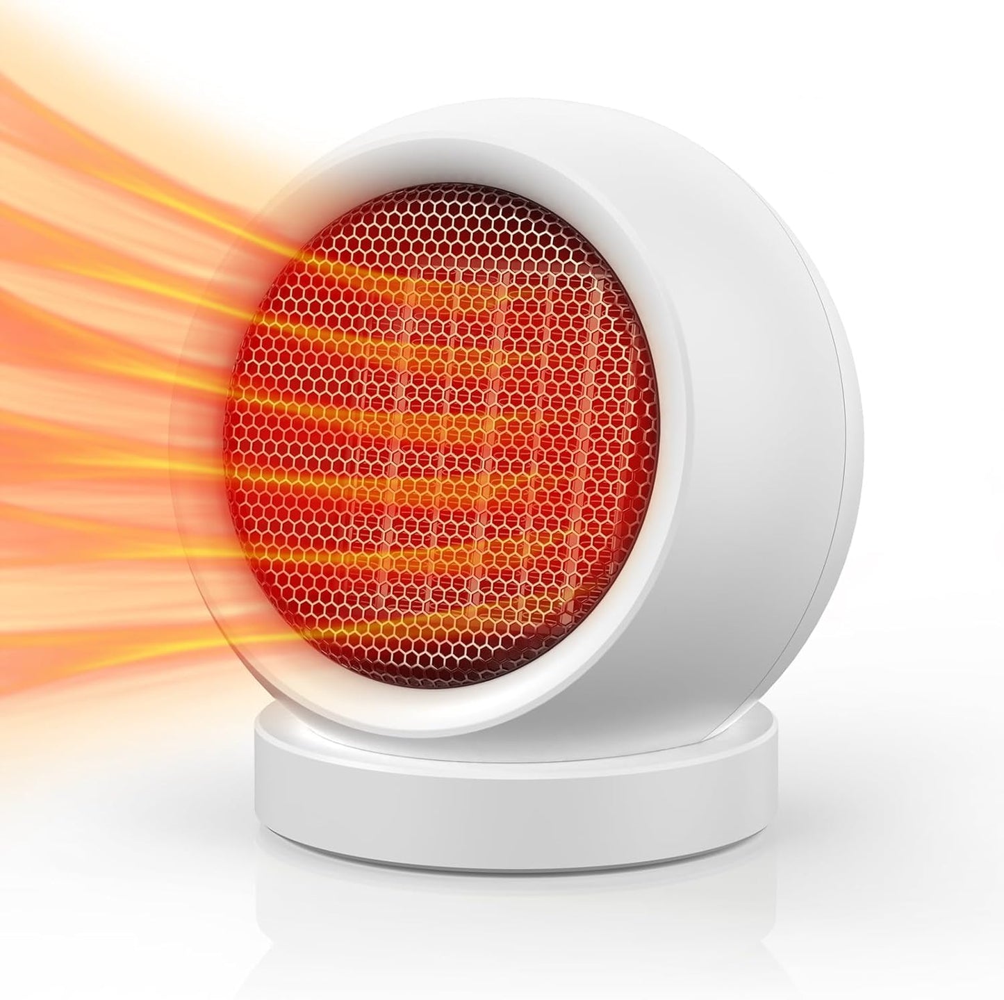 Efficient 600W Desk Heater by Coolfor - Fast PTC Heating
