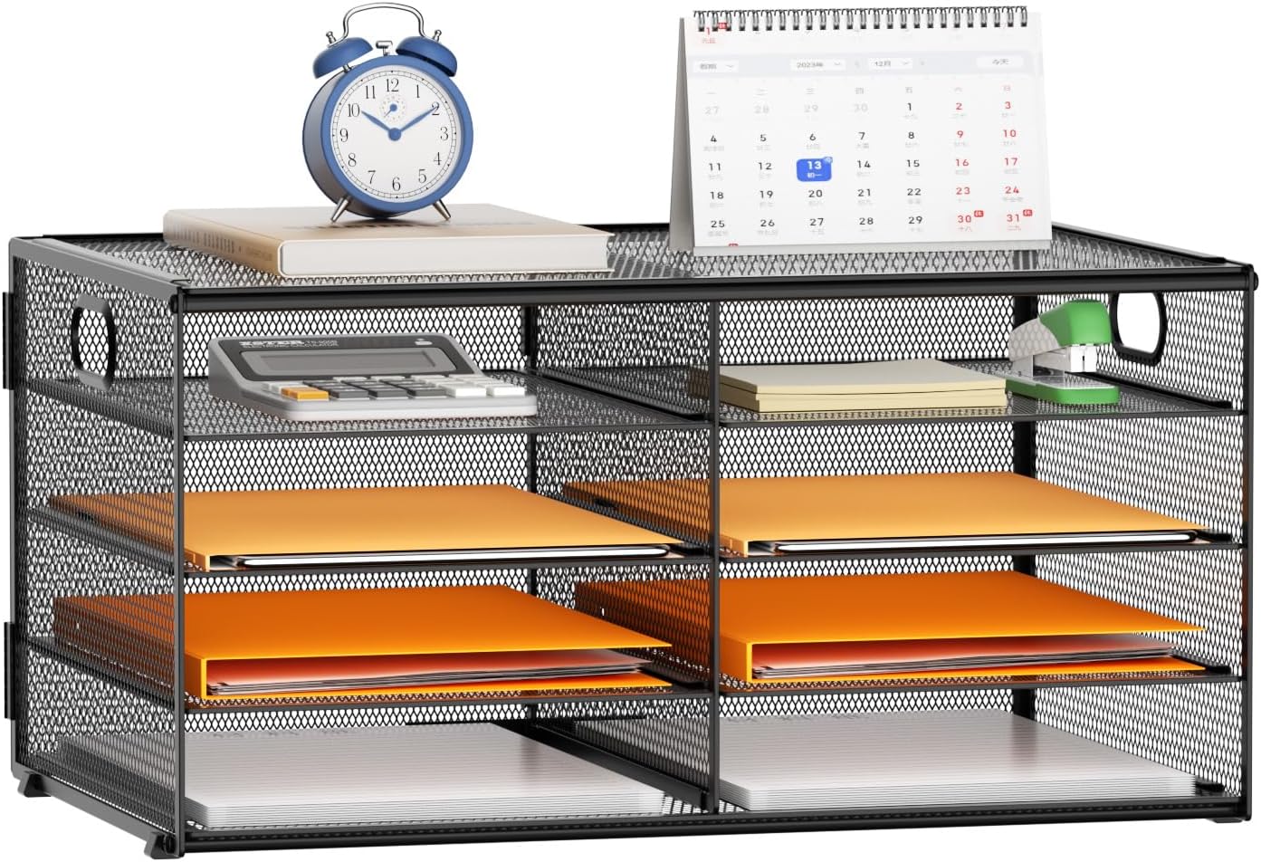 Marbrasse 5 Tier Mesh Desk Organizer - Streamline Your Workspace
