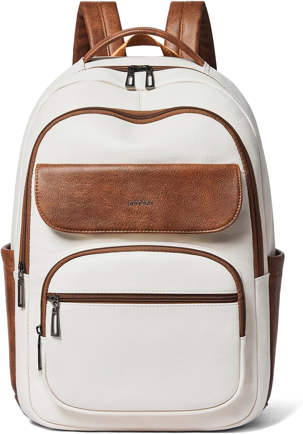 37L Backpack Purse for Work Travel - Stylish Vegan Leather Bag