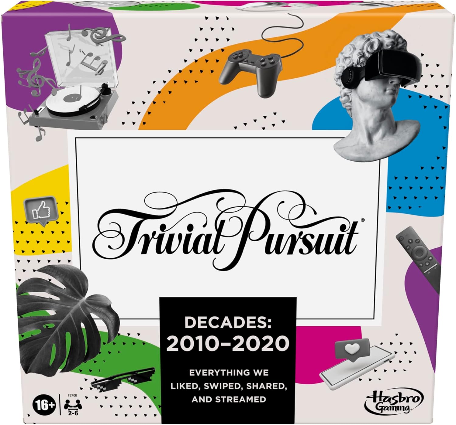 Fun Pop Culture Trivia Game for Adults, Trivial Pursuit Decades 2010-2020