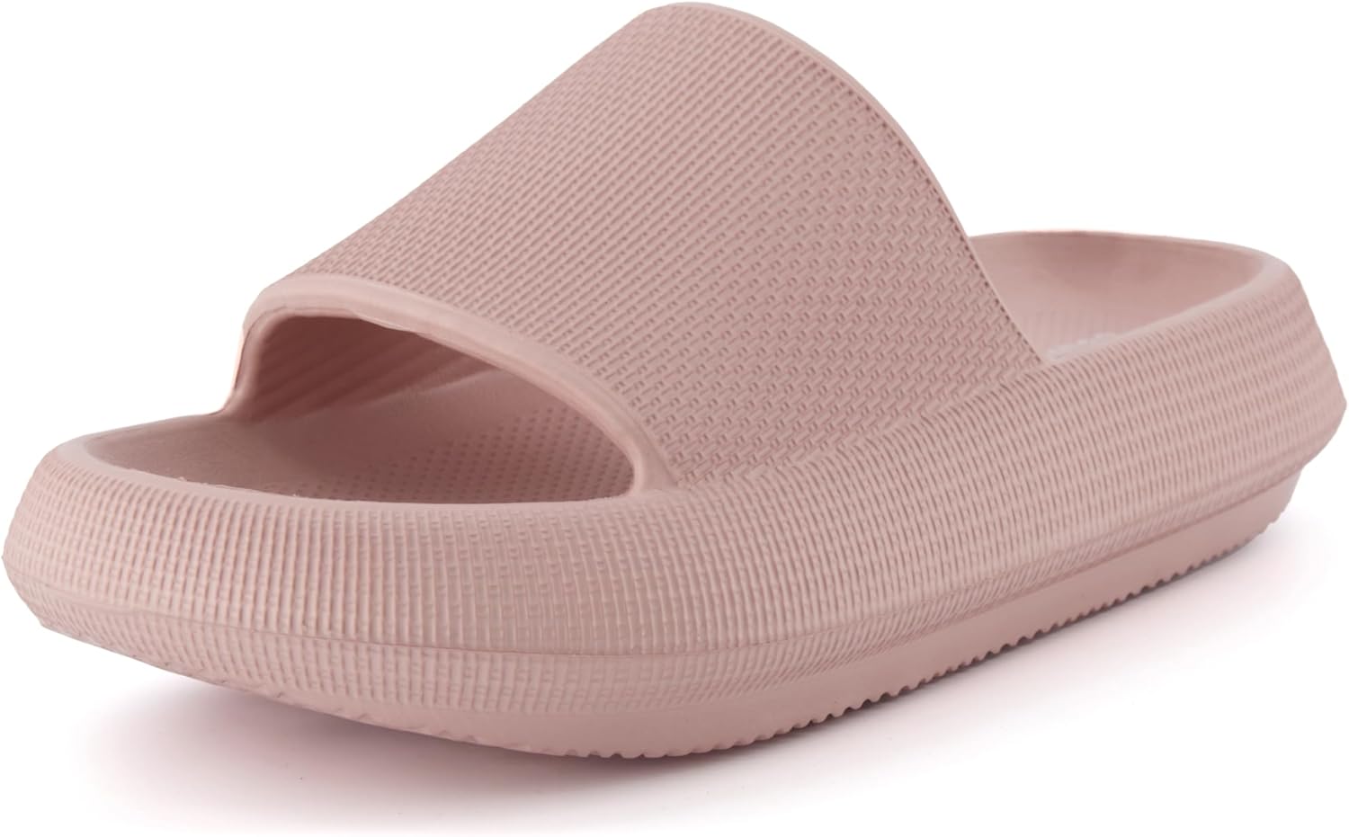 CUSHIONAIRE Feather Slides: Comfortable Cloud Cushion Slippers