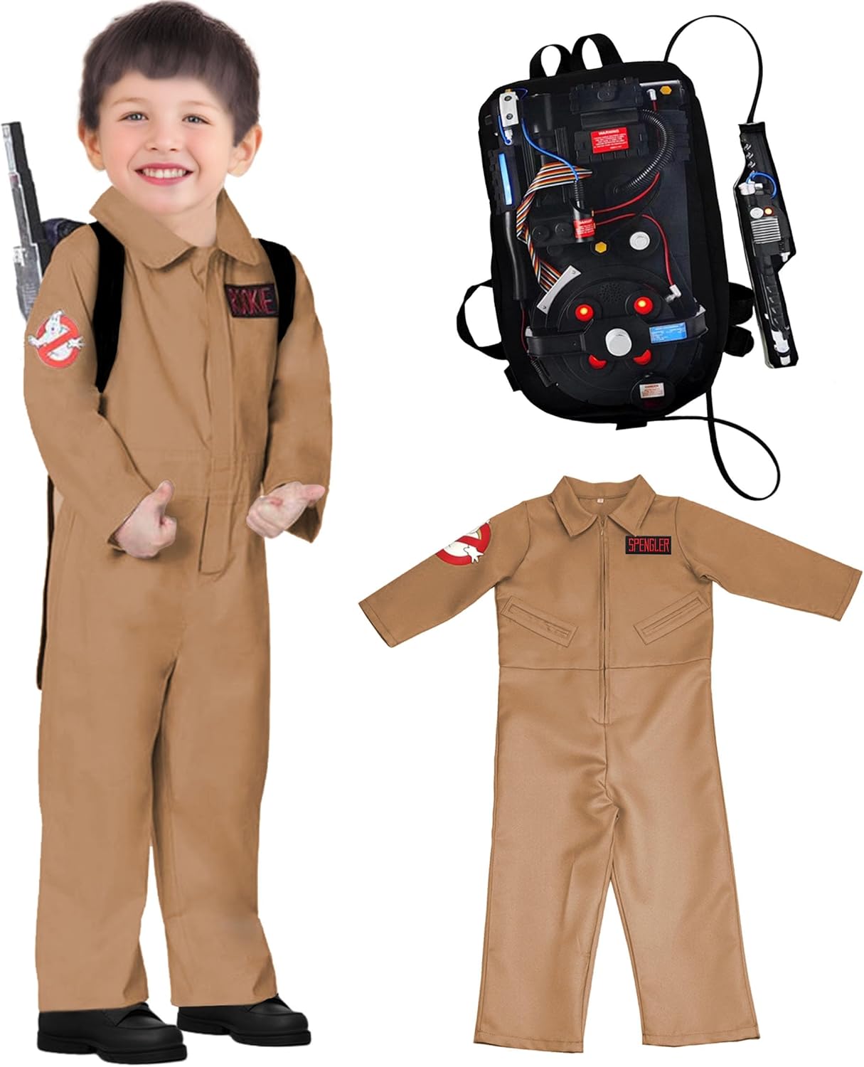 Deluxe Ghost Movie Busters Costume for Kids - Halloween Fun
