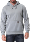 Men's Relaxed Fit Fleece-Lined Pullover Hooded Sweatshirt - Cozy