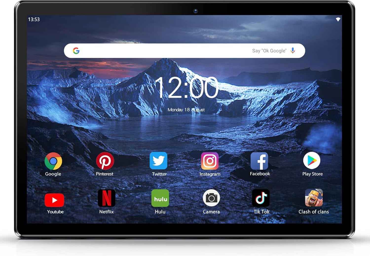 Pritom 10ft' Tablet with SIM Slot and High Performance Features