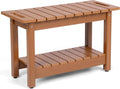 30ft Shower Bench Waterproof Poly Lumber Shower Stool - Sturdy 400lb