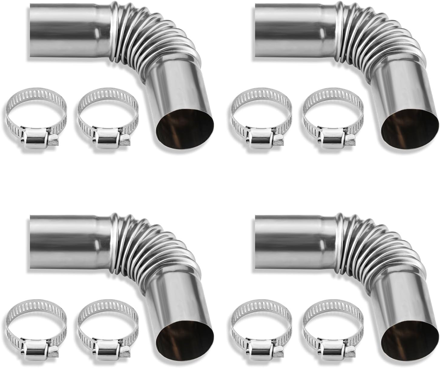 Stainless Steel Diesel Heater Exhaust Pipe Set