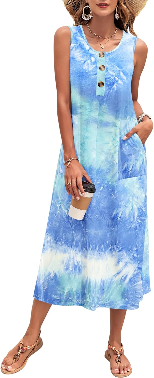MOLERANI Women's Summer Maxi Dress for Beach and Vacation Fun