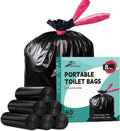Leak-Proof 8 Gallon Camping Toilet Bags - Waste Management Essential