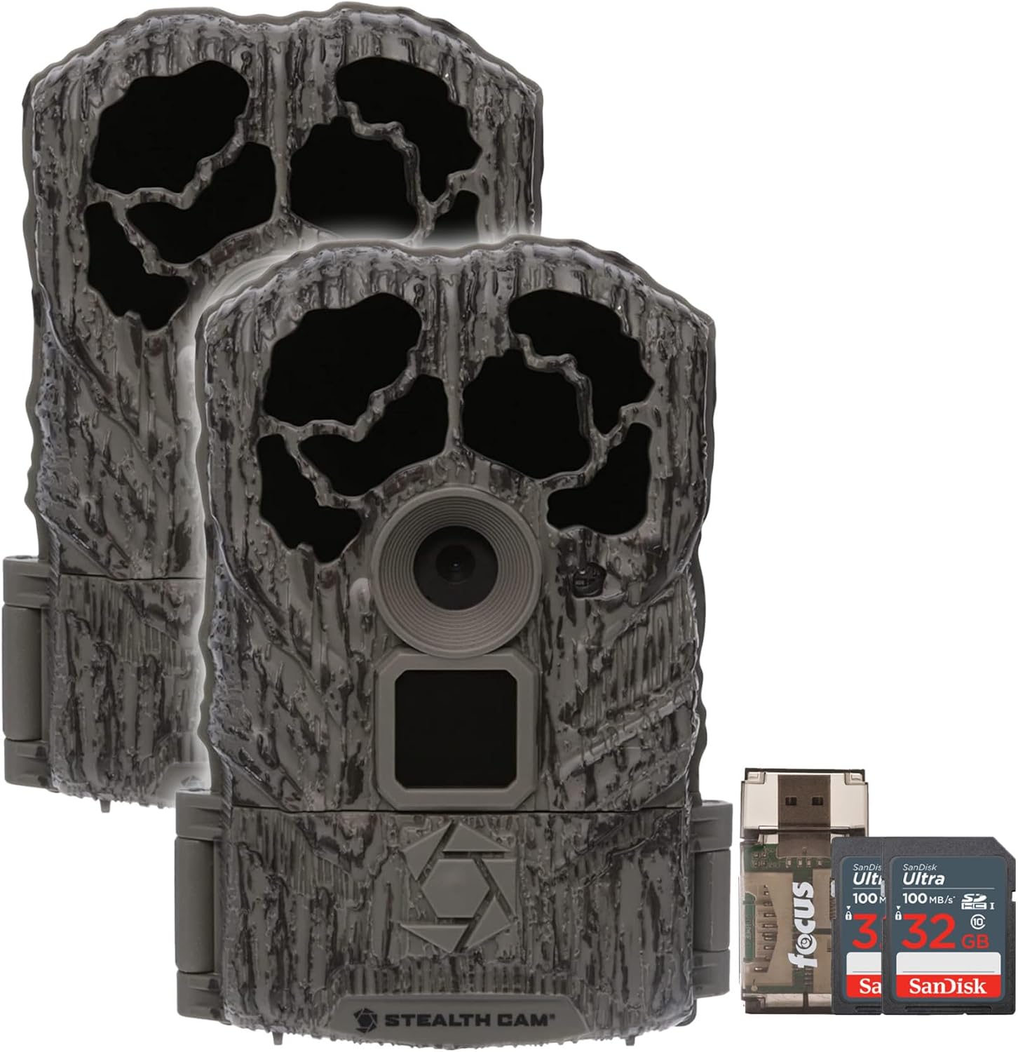 Stealth Cam Browtine 16MP Trail Camera Bundle with Memory Cards