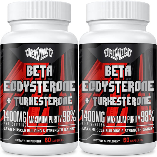 1400mg Beta Ecdysterone and Turkesterone for Muscle Growth