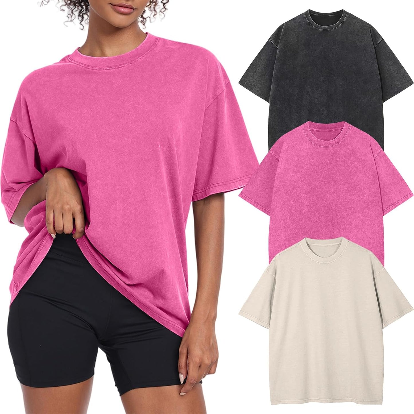 Womens Vintage Oversized T Shirts for Casual and Workout Wear