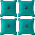 Decorative Outdoor Pillows with Coconut Buttons for Patio Sofa