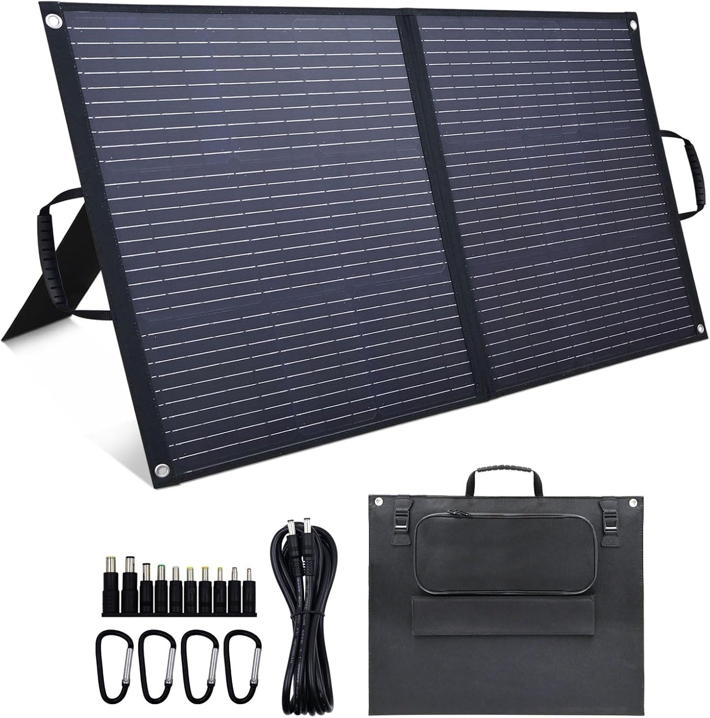 High-Efficiency 120W Solar Charger for Power & Outdoor - Ekunivers