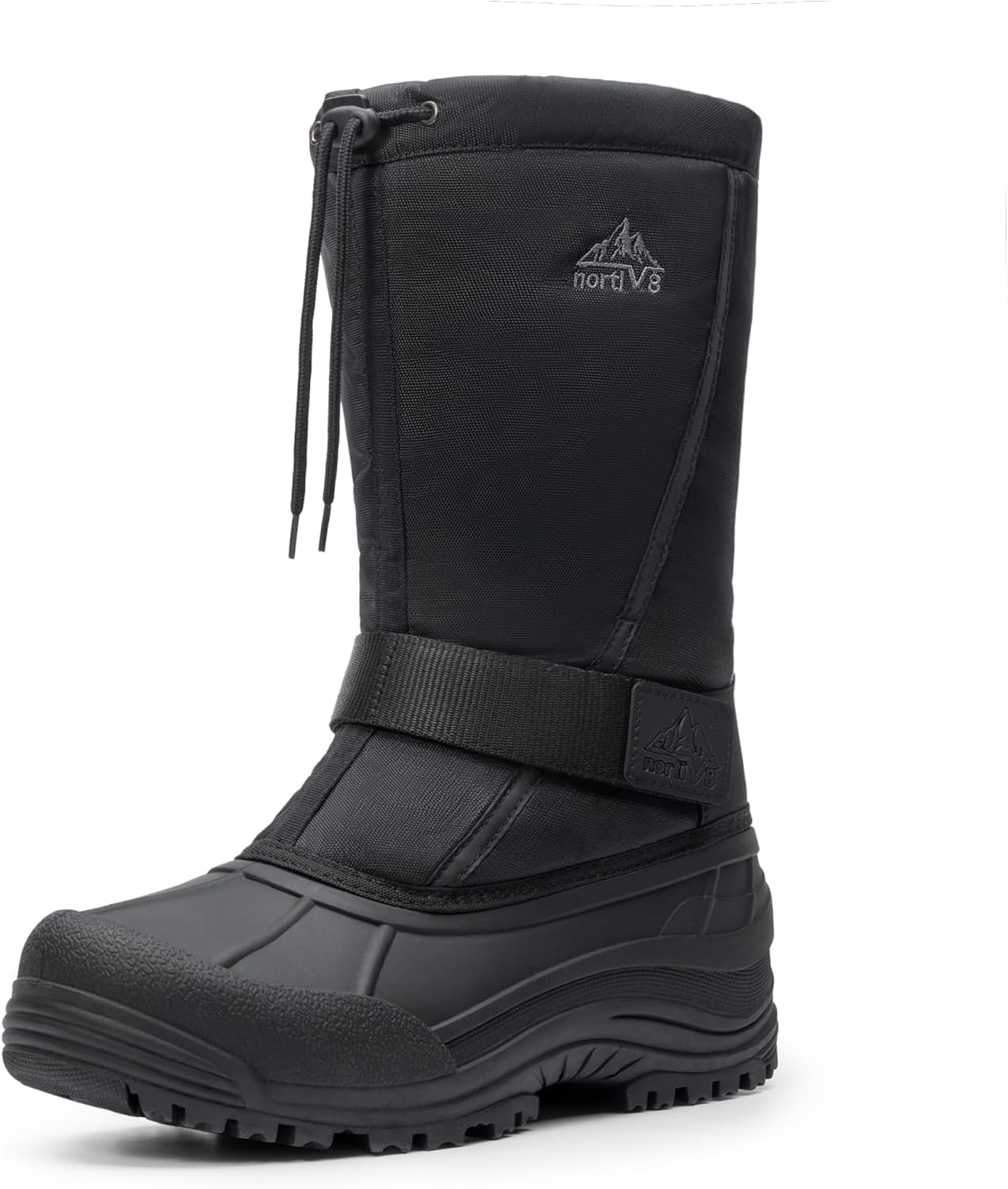 NORTIV 8 Men's Waterproof Hiking Winter Snow Boots for Comfort