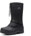 Men's Waterproof Winter Snow Boots with Insulated Fur Liner - Tall