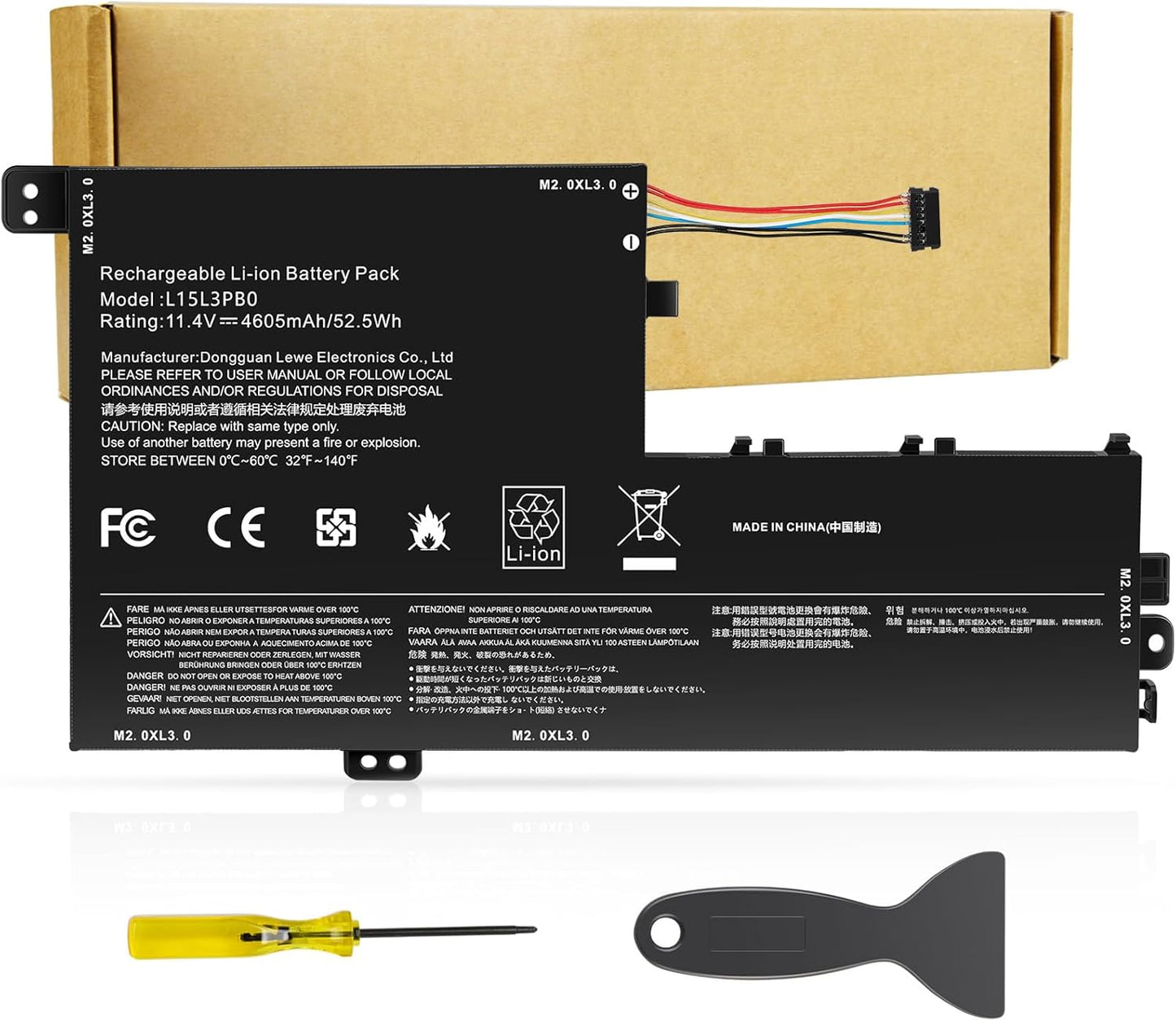 Replacement Laptop Battery for Lenovo Flex 5 and IdeaPad Series
