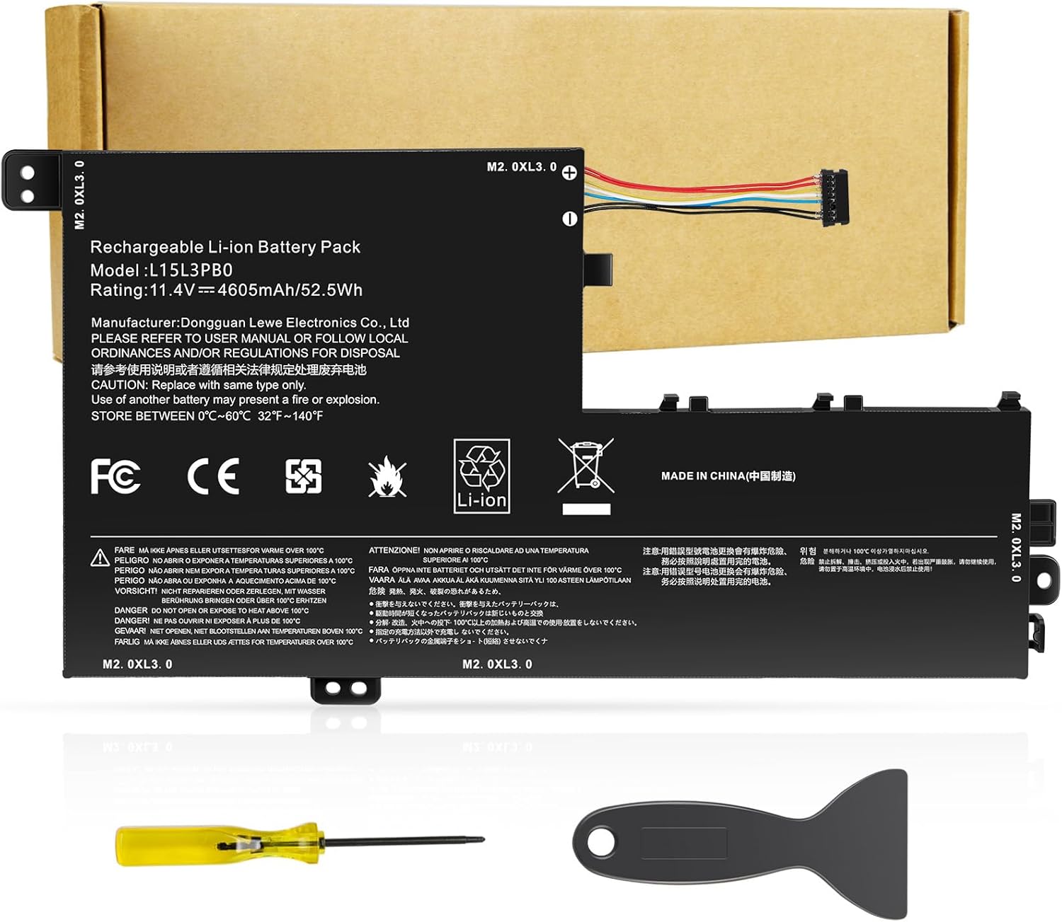 Replacement Laptop Battery for Lenovo Flex 5 and IdeaPad Series