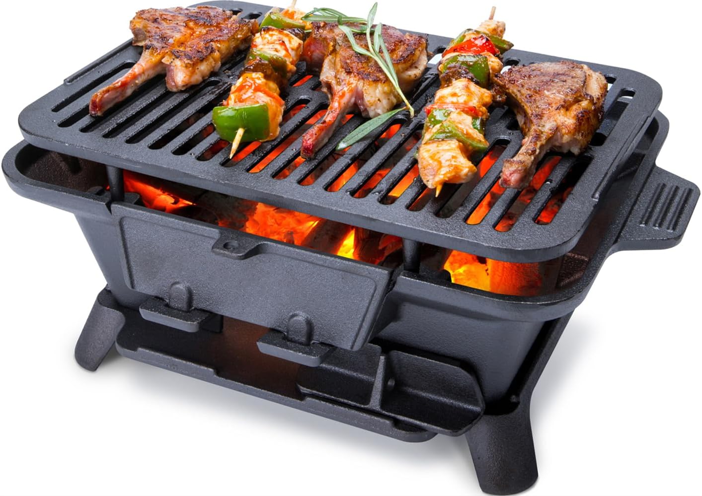 Portable Small Charcoal Grill for Outdoor Camping and BBQ