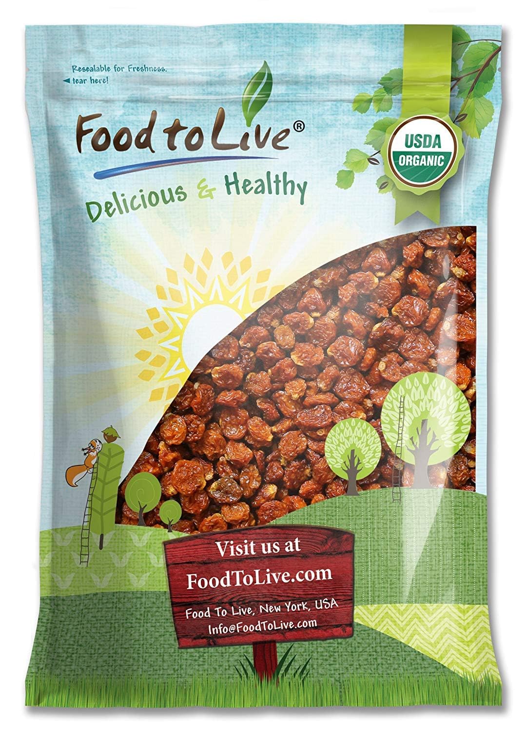 Organic Golden Berries - Nutrient-Rich Dried Superfood Snack