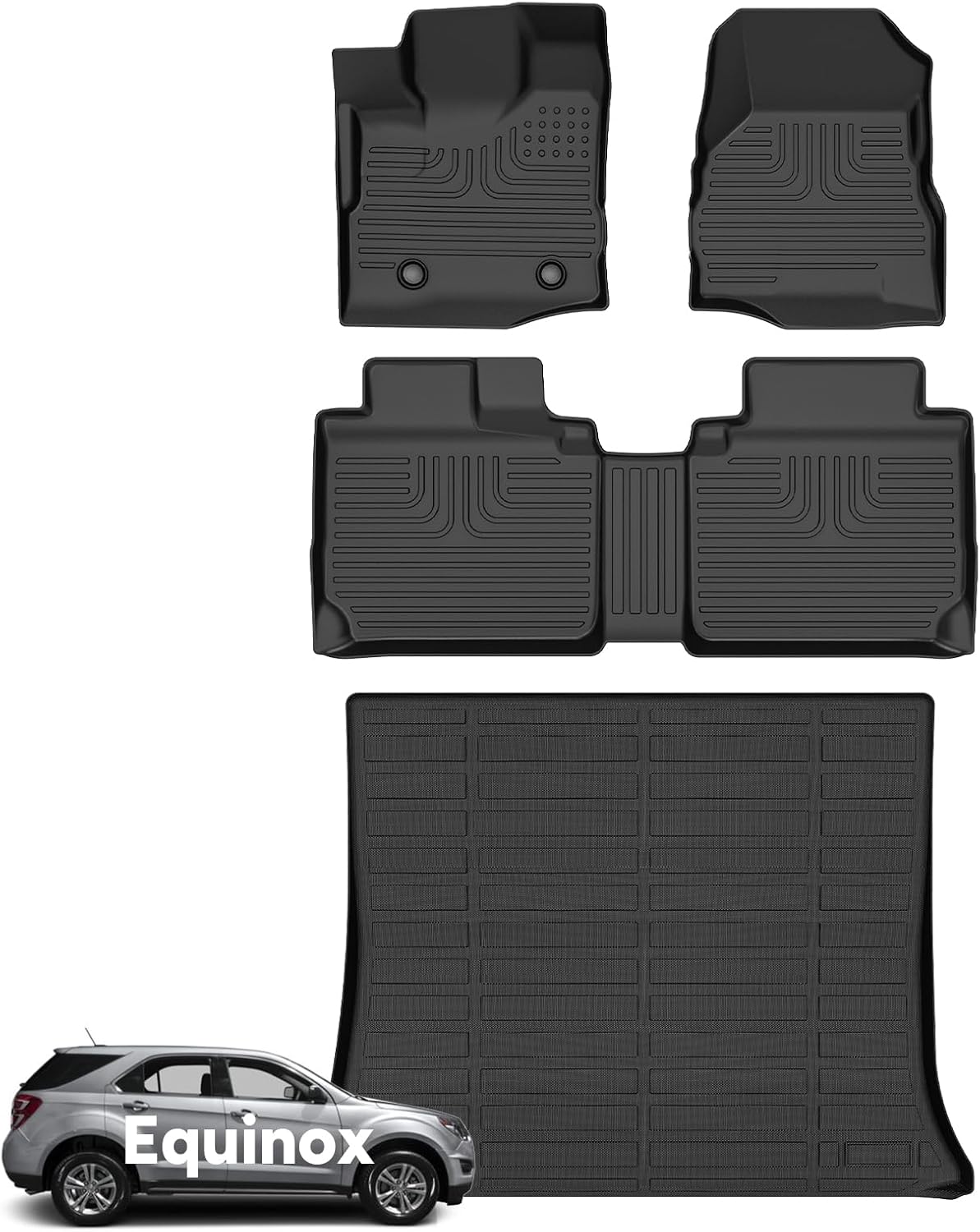 All Weather Floor Mats for 2012-2017 Chevy Equinox & GMC Terrain