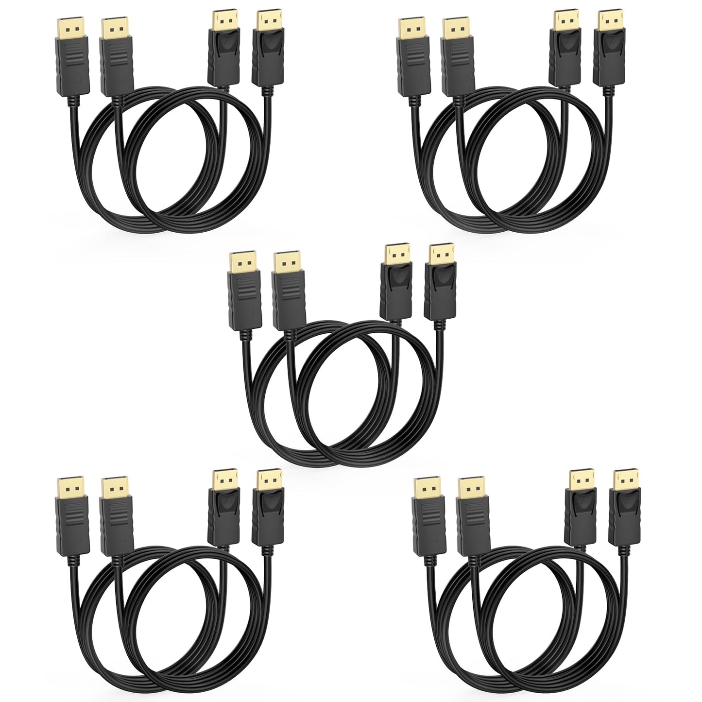 Display Port to Display Port Cable 6 Feet for 4K@60Hz Streaming