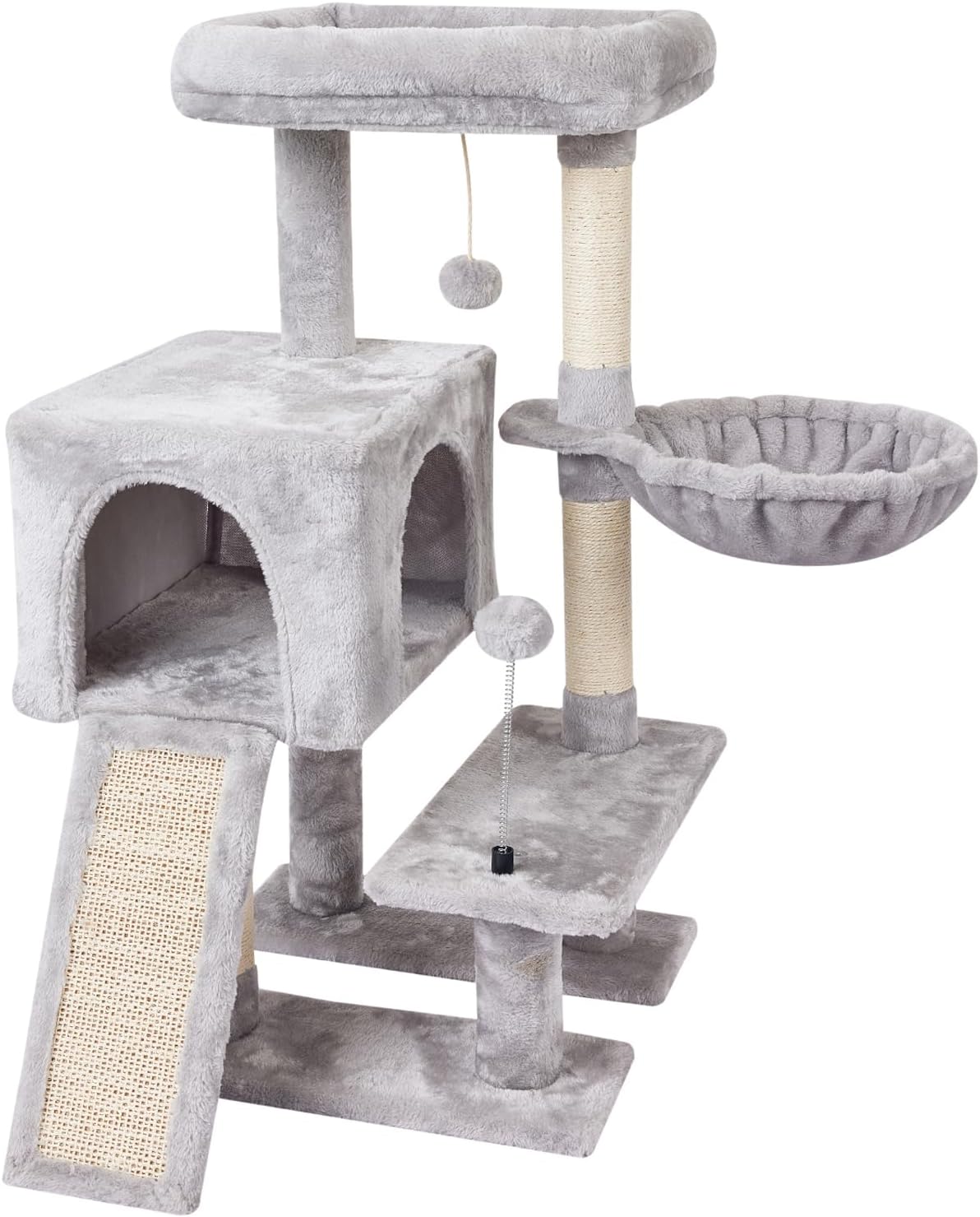 MIAO PAW Cute Cat Tree Tower for Indoor Fun and Comfort