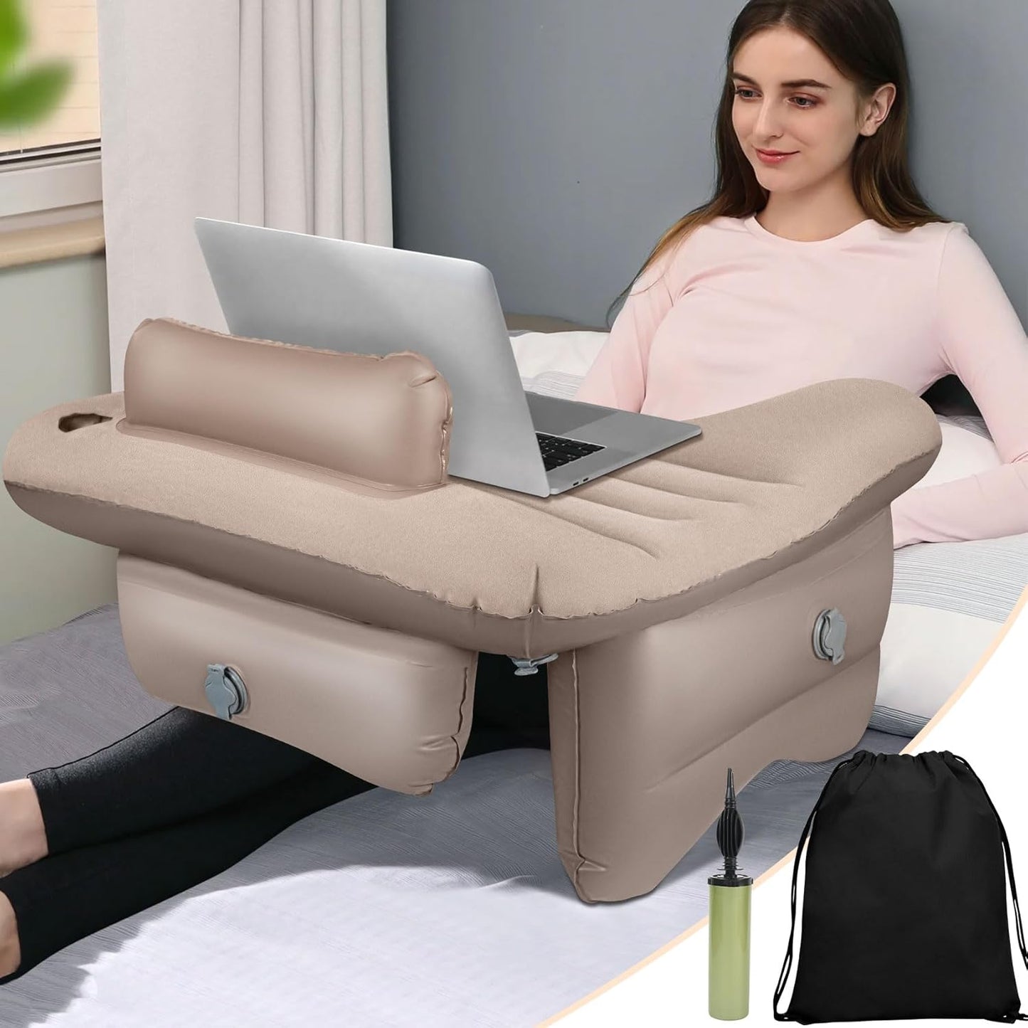 Ultimate Lap Pillow with Cup Holder for Reading & Gaming
