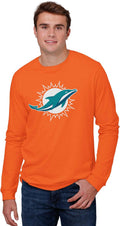 FOCO NFL Mens Team Primary Logo Long Sleeve T-Shirt