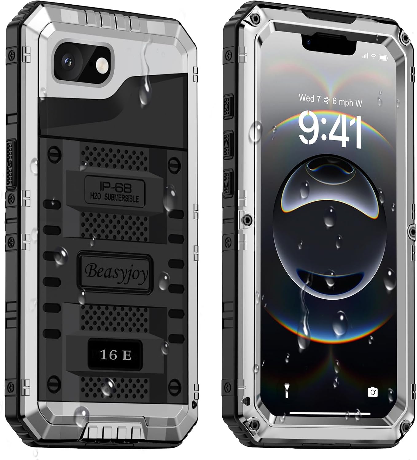 Beasyjoy iPhone 16e Waterproof Case - Heavy Duty Protection