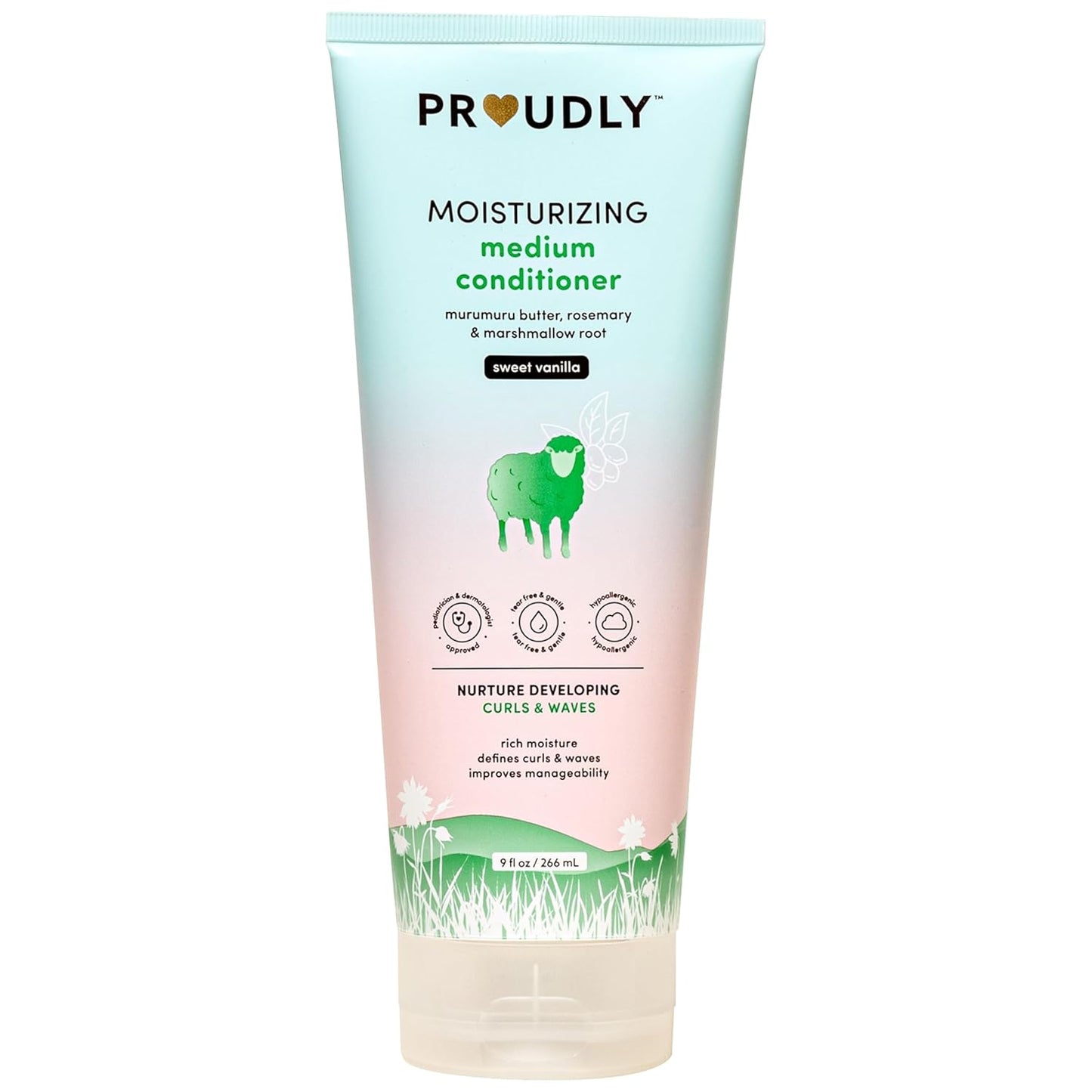 Hydrating Baby Conditioner for Wavy & Curly Hair, Sweet Vanilla - 9 oz