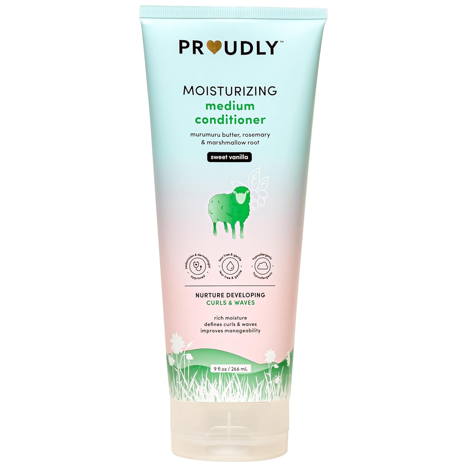 Hydrating Baby Conditioner for Wavy & Curly Hair, Sweet Vanilla - 9 oz