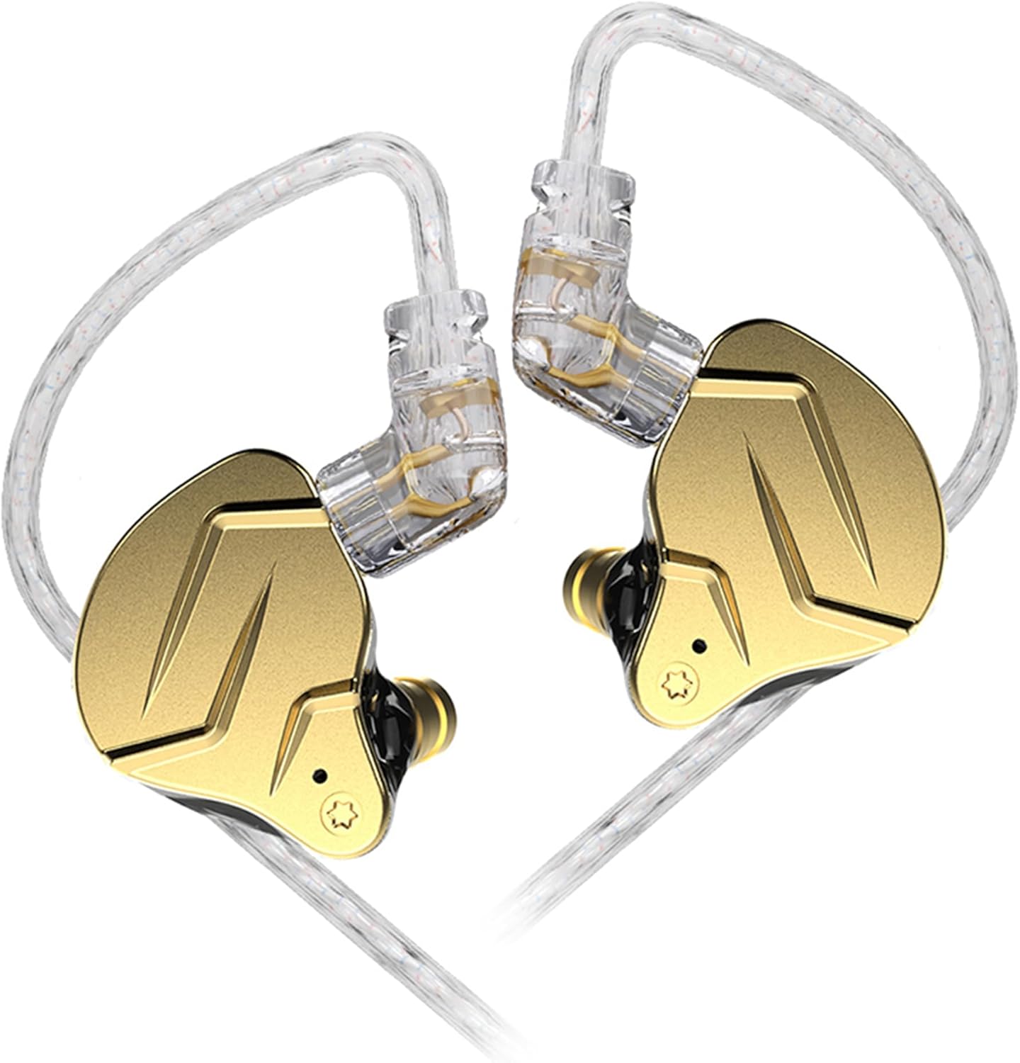 YINYOO HIFI Gaming Earbuds Dual Driver Gold