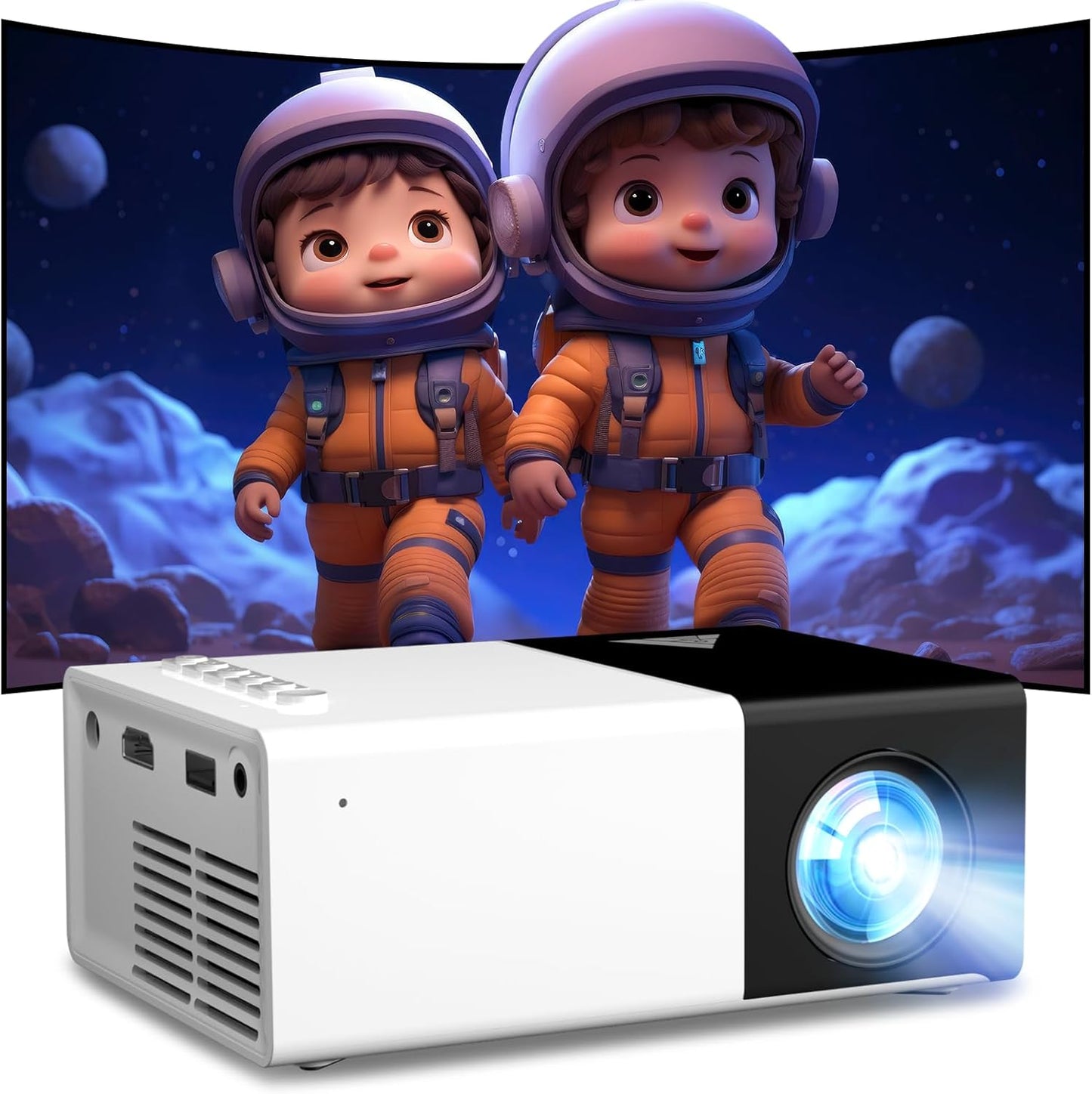 Portable Mini Projector: Enjoy HD Movies Anywhere!