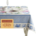 Rectangle Cotton Tablecloth 70in x 140in - Elegant European Style