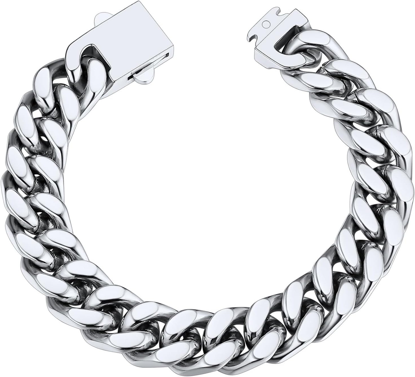 ChainsHouse Stainless Steel Cuban Link Bracelet for Men - Stylish Gift