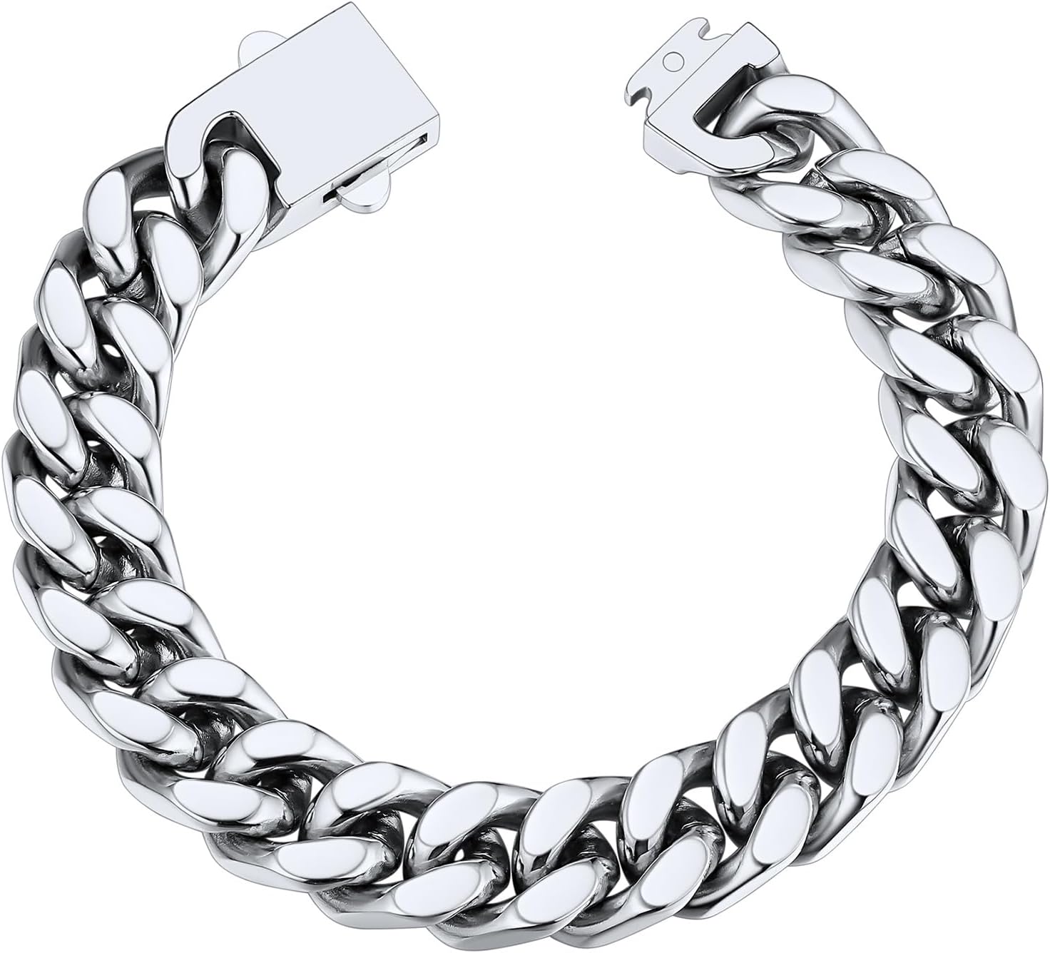 ChainsHouse Stainless Steel Cuban Link Bracelet for Men - Stylish Gift