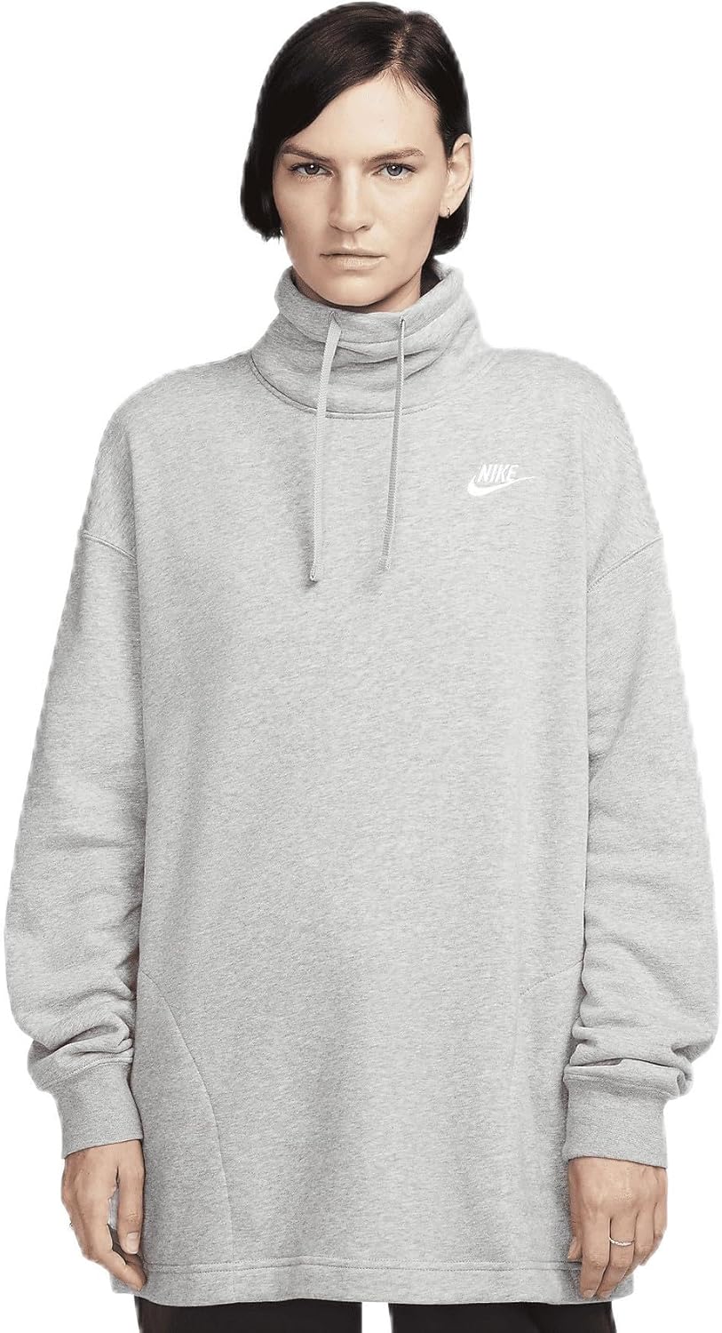 Nike Oversized Mock-Neck Sweatshirt - Cozy Style!