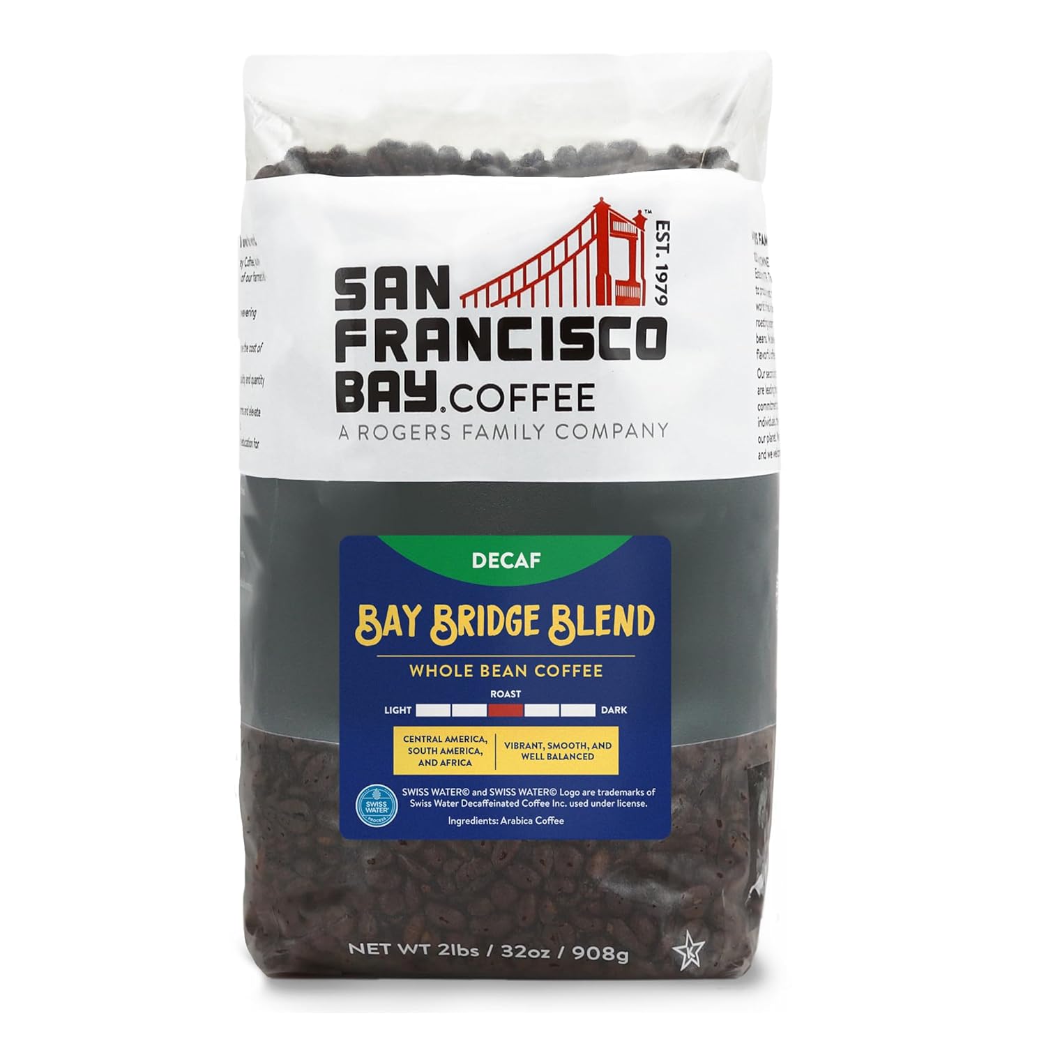 Decaf Bay Bridge Blend - Swiss Water Processed