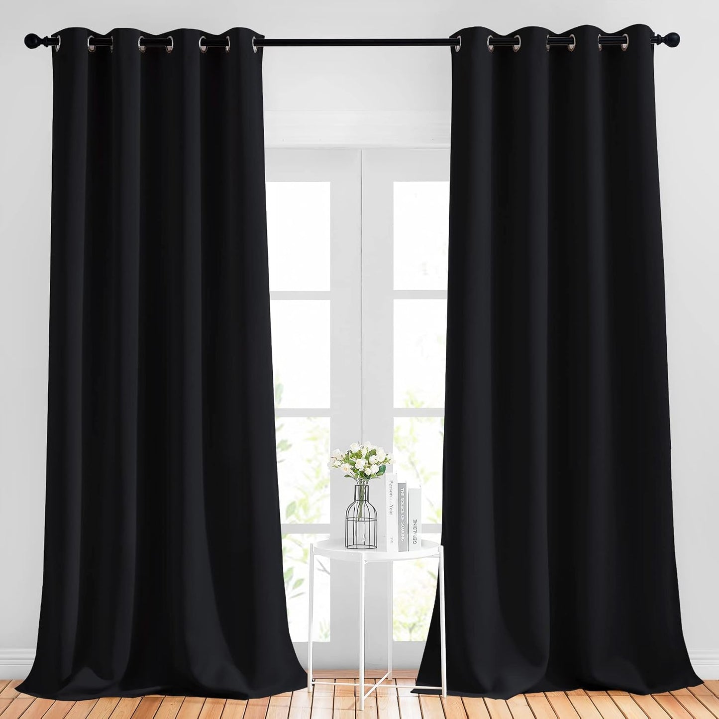 Blackout Curtains 52ft x 108ft Thermal Insulated Grommet Panels