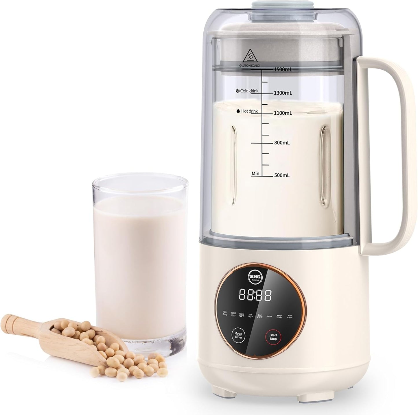 45oz 10-in-1 Nut Milk Maker: Homemade Variety!