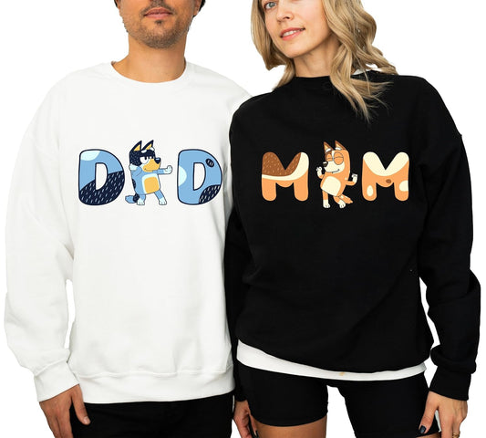 Custom Matching Family Sweatshirts - Handmade Love