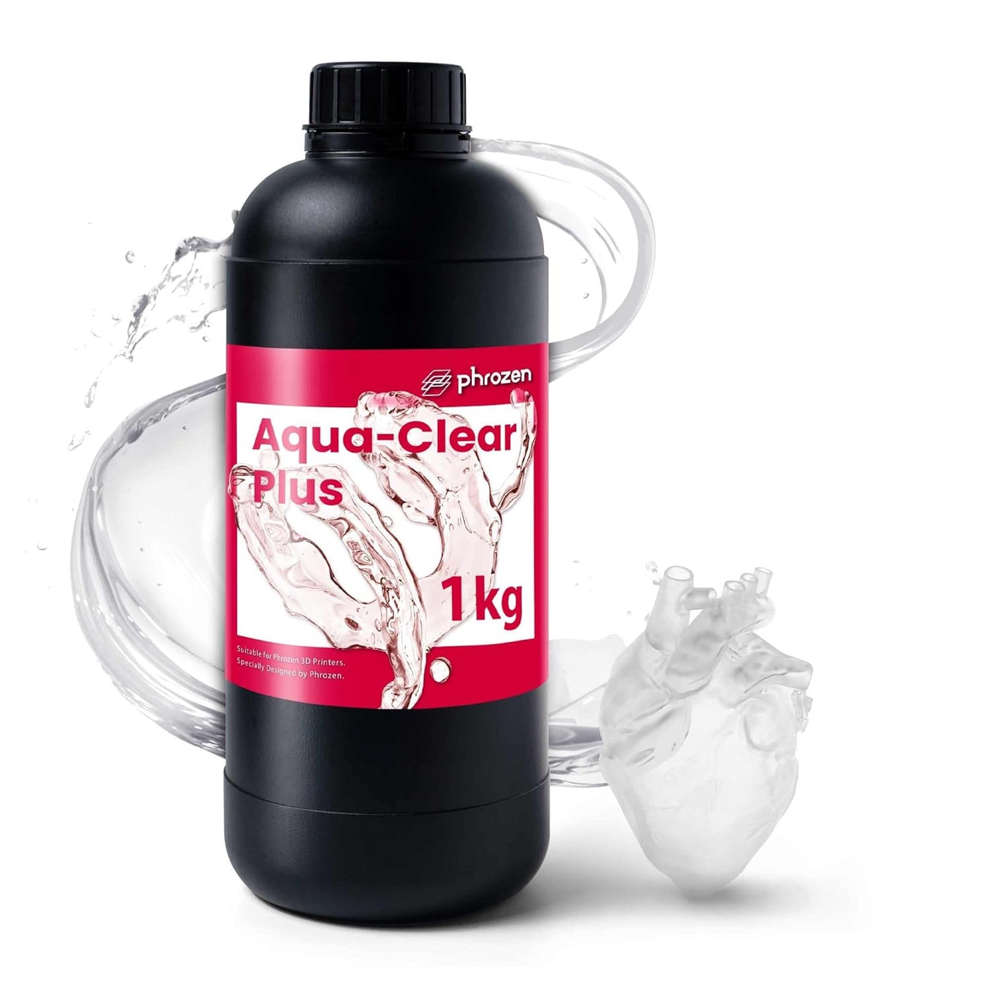 Phrozen 3D Printer Rapid Resin Aqua Clear Plus for Precision Prints