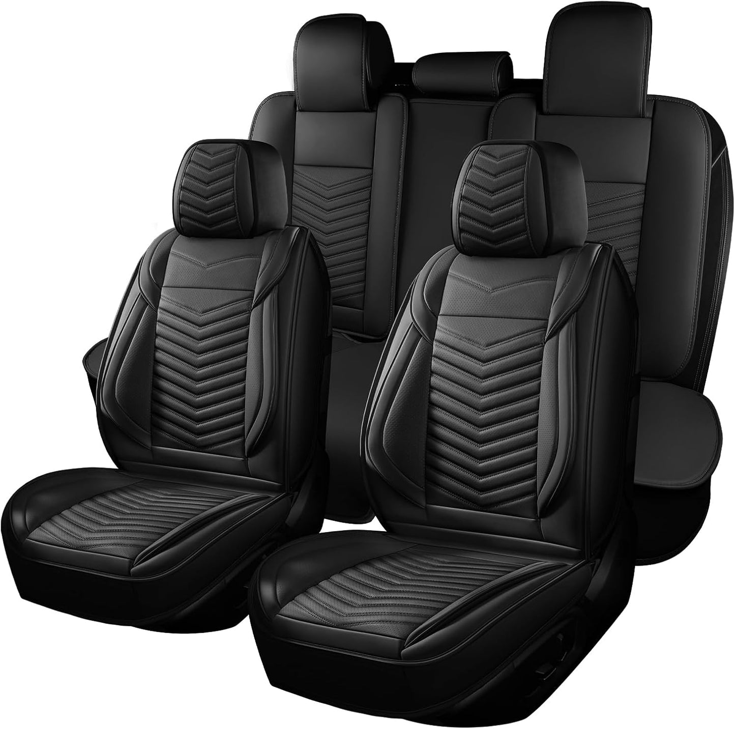 Breathable Waterproof Faux Leather Car Seat Covers for Comfort