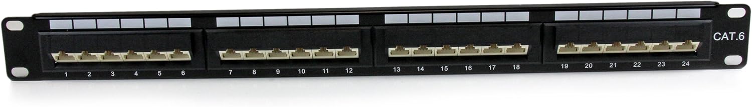 StarTech.com 24 Port 1U Rackmount Cat 6 110 Patch Panel Review