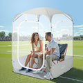Sports Pods Instant Pop Up Bubble Tent Fits 1-2 Persons - Clear View