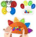 Squishy Sensory Toys for Kids - 3 Pack Color Sorting Fidget Set