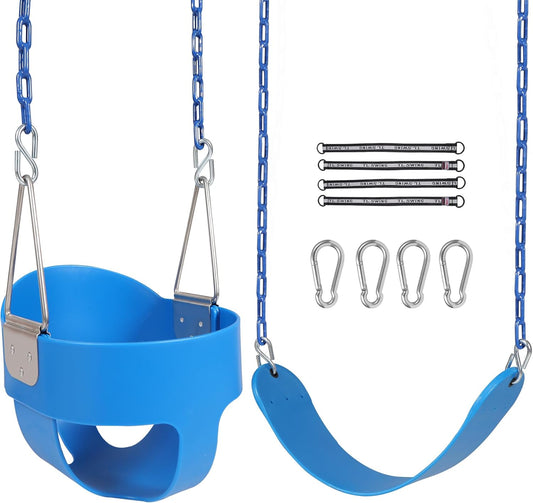 RedSwing High Back Bucket Swing Combo Pack - Tree Straps Included