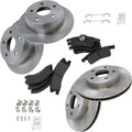 Front and Rear Brake Pad & Rotor Kit for 1999-2004 Jeep Grand Cherokee