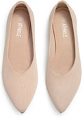 Pointed Toe Flats for Women Nude Ballet Flats - Dressy Work Comfort