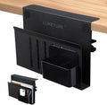 LUKETURE Steel Desk Side Storage Clamp-On Laptop Holder - Fits 0.3